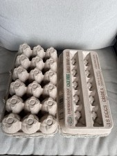Lot Of 8 Egg Cartons, 18 Count Paper Pulp