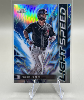 Corbin Carroll 2025 Topps Chrome Cosmic Light Speed #LS-18 Arizona Diamondbacks