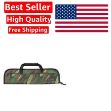 Lightweight 5-Pocket Knife Luggage Bag - Stylish Camouflage for Culinary Tools