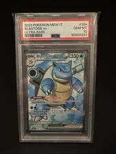 Pokémon Card Blastoise EX MEW 184/165 Pokémon 151 Italian - PSA 10 GEM MINT