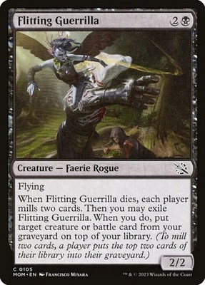 [4x] Flitting Guerrilla MOM LP MTG