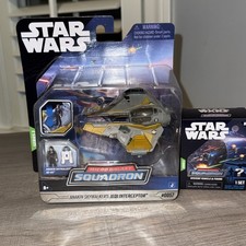 Star Wars Micro Galaxy Squadron  Anakin Skywalker Jedi Interceptor Bundle  New