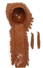 Marx Johnny West Indian Cherokee Geronimo Fighting Eagle Headdress Complete
