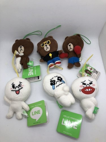 LINE Mascot Brown Plush 6 | eBay