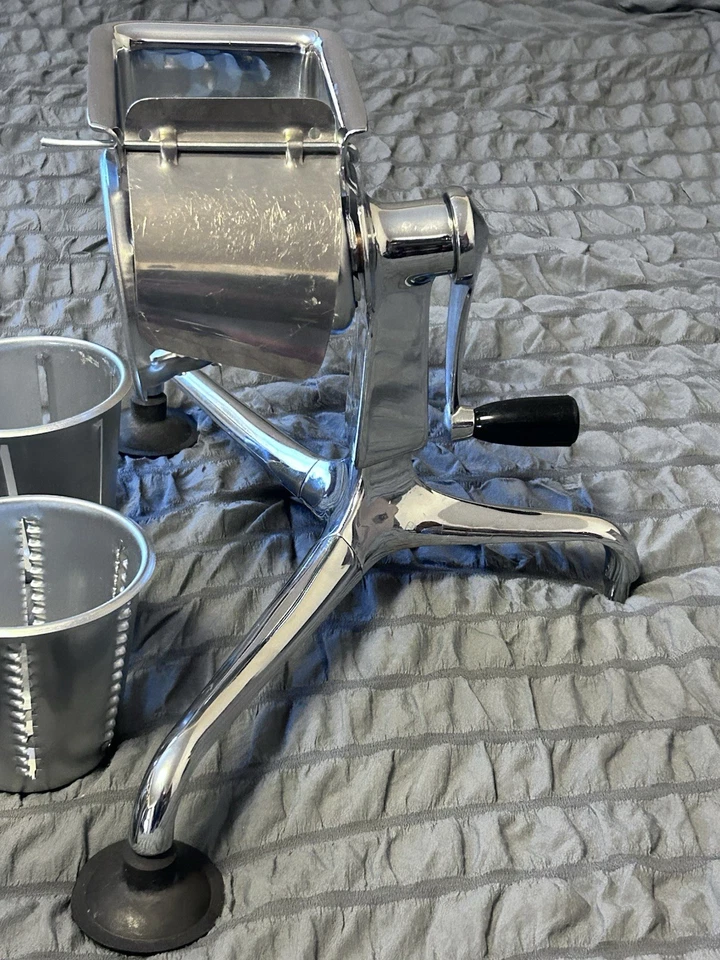 Saladmaster 食品加工机 研磨机 切片机 6 个锥体 带保护 阅读 — 第 2/4 张图片