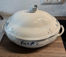 Illeroy & Boch Val Bleu Terrine / Ragoutterrine mit Deckel 28 CM