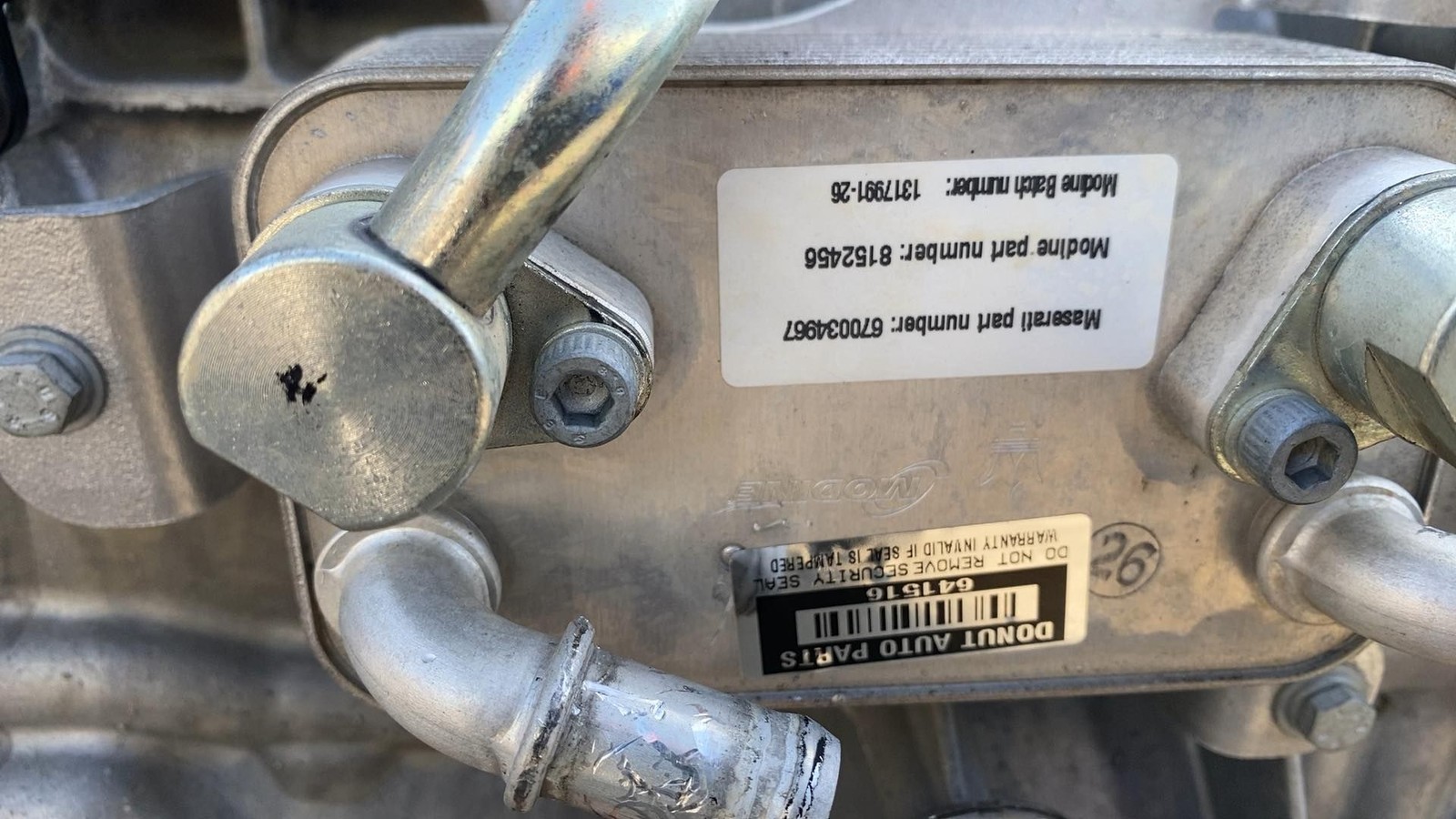 Maserati Ghibli 2017-2020 Transmission P/N 670034967