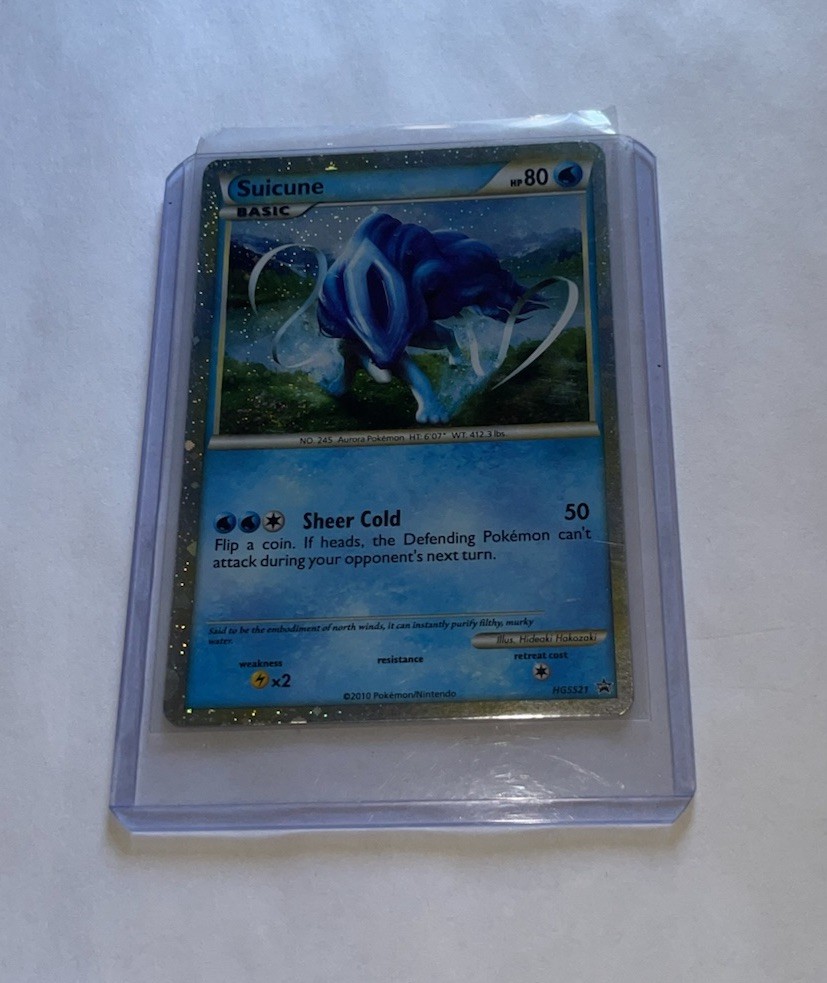 Suicune Basic HGSS21 Cosmo Holo Pokémon TCG Black Star Promo Nm
