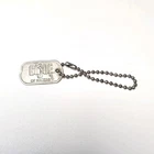 Vintage Gi Joe 1960's Original Dog Tag Bead Chain Hasbro