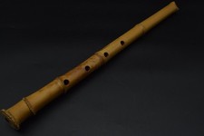 Japanese antique Vintage Shakuhachi Flute Instrument length 52.0cm Bamboo Japan