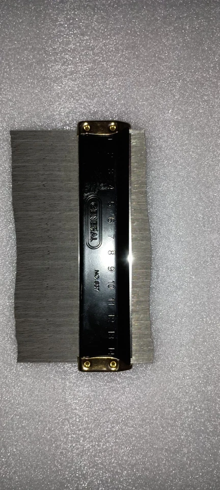 Vintage General Tools Contour Gauge 837 Stainless Steel Pins Used - Image 2 of 3