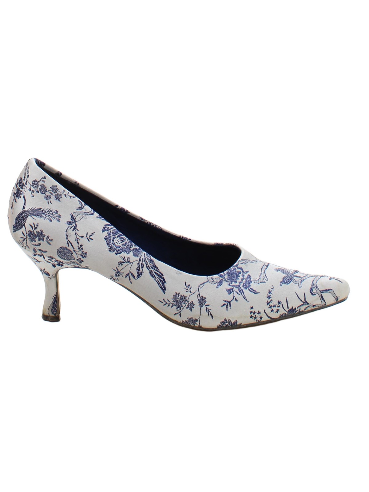 Zapatos Mandarina Para Mujer Tacones UK 6 Plateados 100% Otros Corte