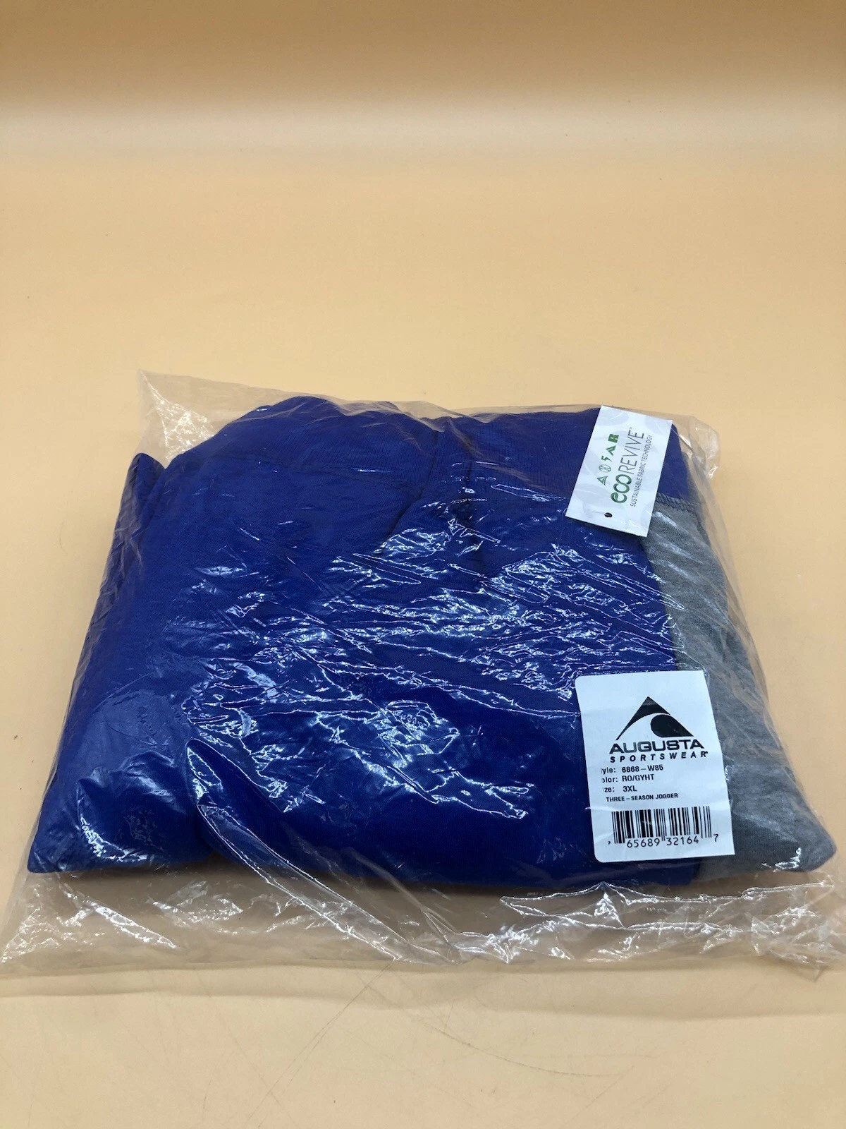 Augusta Sportswear Size 3XL Men's Three-Season Jogger Royal Blue & Gray 6868-W85