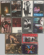 cassette tapes, Prince, Cameo, Andrew Dice Clay, Jerky Boys, Dazz Band, Feeder