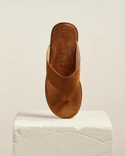 Dear Frances Billy Brown Slip On Sandals Size 38 US 8