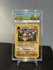 Ace 6 EX-MT - Pok�mon Aerodactyl 1/62 Fossil Holo Rare WOTC