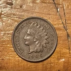 1906 1C Indian Cent AU+