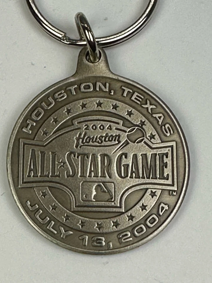 2004 MLB All Star Game Houston TX Medallion Keychain Limited Edition Number #19 - Image 2 of 4