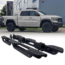 Drop Down Side Step Bars for 2019-2024 Dodge Ram 1500 New Body Style CEW Cab