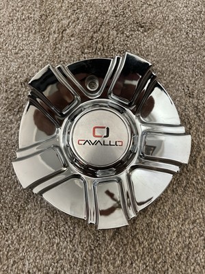 Cavallo Wheels Chrome Custom Wheel Center Cap Caps # C-5493-2