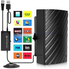 5600Miles Digital TV Antenna Indoor HDTV Amplified Signal Booster 4K HD 1080P