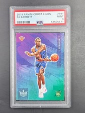 2019-20 Panini Court Kings Rookies IV RJ Barrett #191 RC PSA 9
