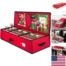 Elegant 40-Inch Gift Wrapping Organizer - Durable Storage for Holiday Supplies