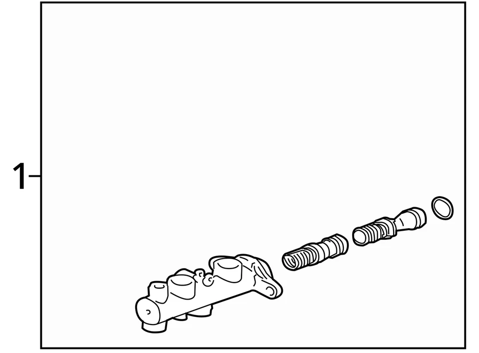 Cilindro mestre de freio compatível com 08-12 ECLIPSE 3505820 - Imagem 4 de 4