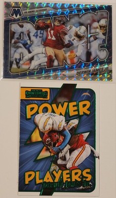 2 Card Lot- Dewin James Jr. Insert   Cards Los Angeles Chargers