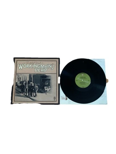 GRATEFUL DEAD Workingman's Dead LP WS 1869 Back Upside Down Green Label CLEAN!