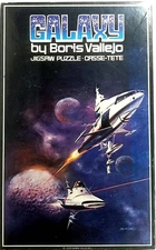 1979 Galaxy Boris Vallejo 200 pc Jigsaw Puzzle 11" X 17" APC #1420-2