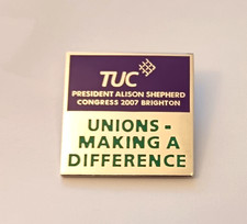 TUC 2007 Conference Trade Union Lapel Badge