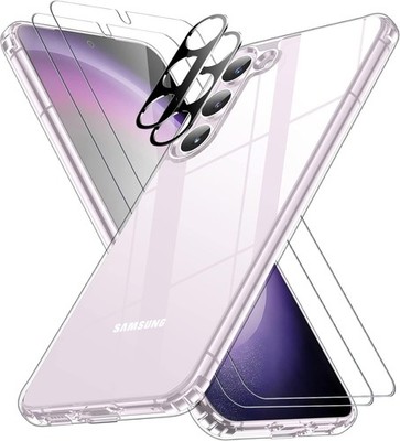 Designed for Samsung Galaxy S23 Case, Heavy Duty Shockproof Case, 2 Pack