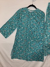 Sapphire Brand Shalwar Salwar Kameez Pakistani Extra Small Teal Floral