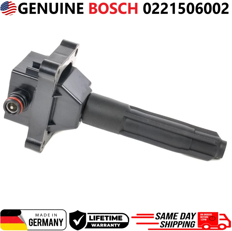 Bobina de encendido Bosch genuina para Mercedes-Benz 0221506002 1995-2000, A0001587503 Foto 4 de 4