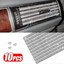 10x Bling Car Accessories Auto Air Conditioner Outlet Vent Strip Car Decoration