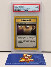 Pokemon 2002 PSA 9 Legendary Collection The Boss's Way 105/110 on eBay