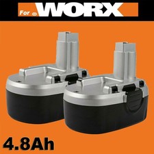 2-Pack For Worx WA3152 18V 4.8Ah Battery WA3127 WG150 WG152 WG153 WG250 Cordless