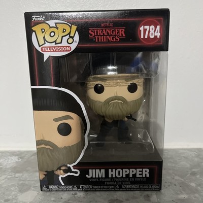 STRANGER THINGS SEASON 5 JIM HOPPER POP VINYL FIGUR FUNKO #1784 + Free Protector