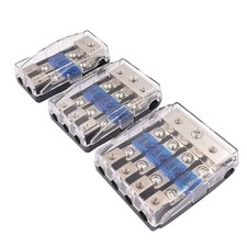Mini ANL Fuse Holder Car Audio Power Distribution Block 2 3 4 Way