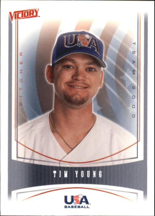 2000 Upper Deck Victory Baseball Card #447 Tim Young USA