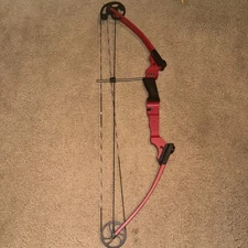Genesis Archery Original Compound Bow (Right Hand, Red)