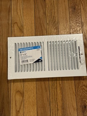 EZ-FLO 12 X 6 Inch Air Vent Cover for Wall or Ceiling, 61612 - ECS