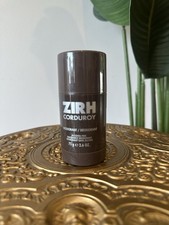 Zirh Corduroy Fragrance Deodorant NEW 2.6 oz Solid Stick Alcohol Free