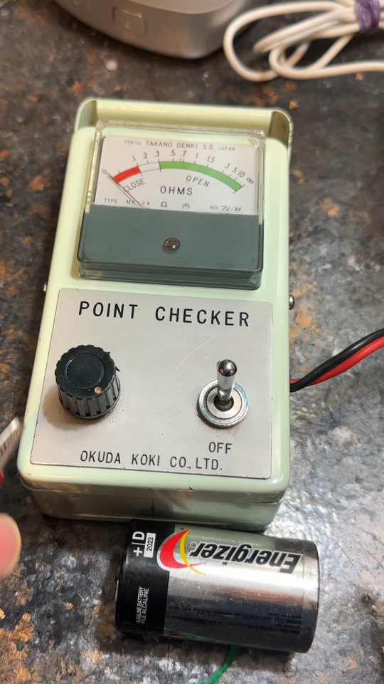 Vintage TOKYO TAKANO DENKI OKUDA KOKI MR-2A Point Checker Ohms ...
