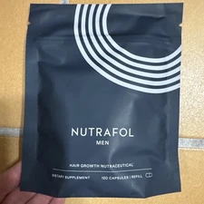 Nutrafol Men Hair Growth Supplement Refill 120 Count Exp 02/27
