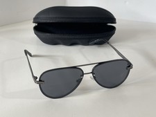 Guess Sunglass Mens Shiny Gunmetal / Metal Aviator, Smoke Flash Lens GF0194 8C