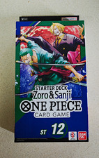 one piece tcg starter deck 12 Zoro And Sanji - ST-12 Contents Constructed Deck x1 (51 cards) DON New Starter Deck Officially Revealed!