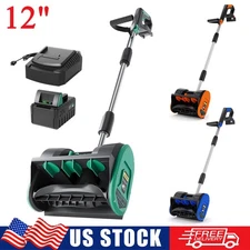 12'' Cordless Snow Shovel 20V Battery Powered Electric Snow Blower Snow Thrower