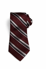 BRUNO PIATTELLI Diagonal Stripes 100 Silk MEN'S Necktie 58" 